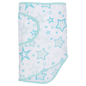 Miracle Blanket - Aqua Stars